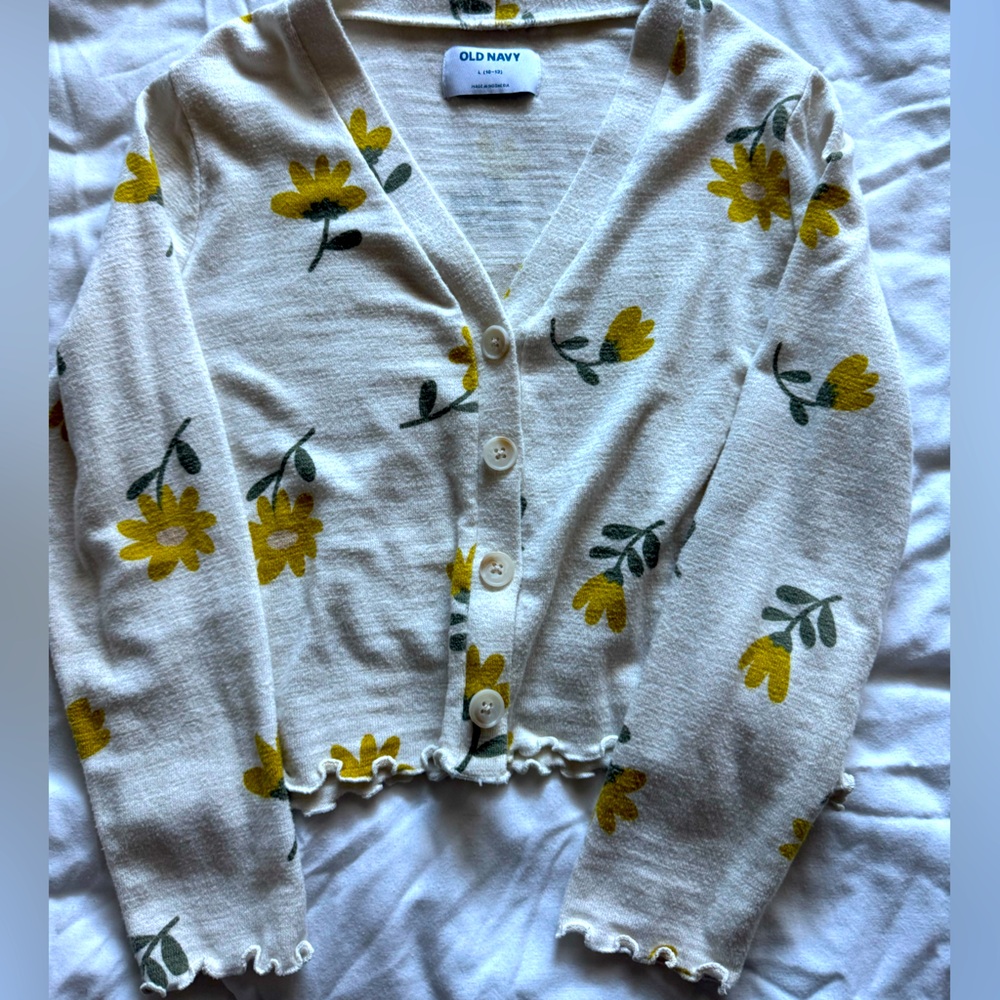 Old Navy Floral Cardigan